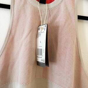 adidas Pink and Cream Racerback Tank Top